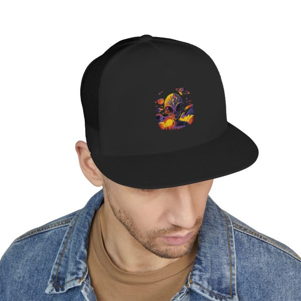 Vibrant Embroidered Trucker Cap, Colorful Hat for Festivals, Outdoor Events, Casual Wear, Unique Gift, Summer Accessory - Image 37