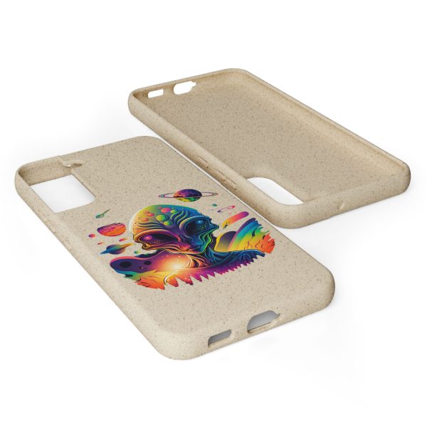 Vibrant Alien Biodegradable Phone Case | Eco-Friendly, Galaxy Inspired, Unique Gift, Trendy Phone Cover, For Space Lovers - Image 144