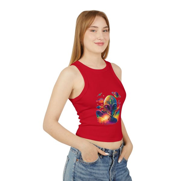 Women's Micro Rib Racer Tank Top - Image 23