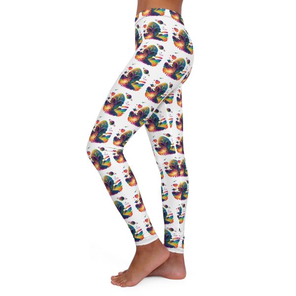 Women's Casual Spandex Leggings (AOP) - Image 3