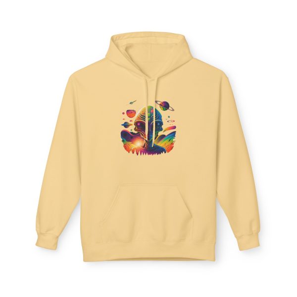 Vibrant Artistic Fleece Hoodie, Cozy Unisex Sweatshirt, Colorful Graphic Hoodie, Trendy Casual Wear, Unique Gift Idea, Streetwear Style - Image 21