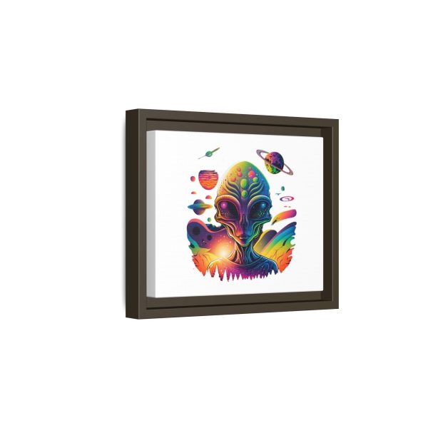 Vibrant Alien Canvas Art Print, Framed Decor for Sci-Fi Lovers, Cosmic Wall Art, Colorful Home Decoration, Unique Gift Idea - Image 206
