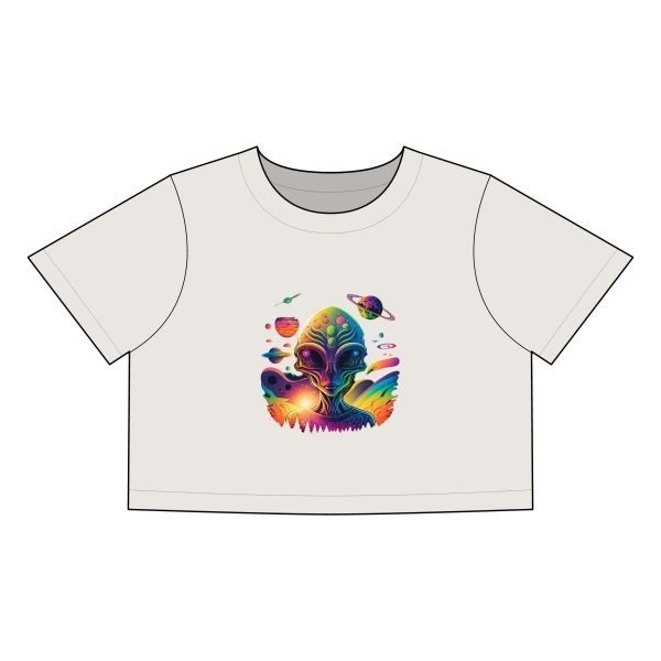 Women's Heavy Faded Crop Tee