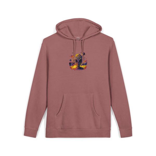 Vibrant Pigment-Dyed Hoodie, Unisex Embroidery Pullover, Cozy Casualwear, Trendy Streetwear Gift, Perfect for Fall Celebrations, [...] - Image 23