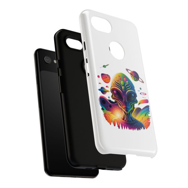 Colorful Alien Phone Case, Galaxy Design, Sci-Fi Accessories, Gifts for Space Lovers, Unique Mobile Cover, Tough Cases - Image 221