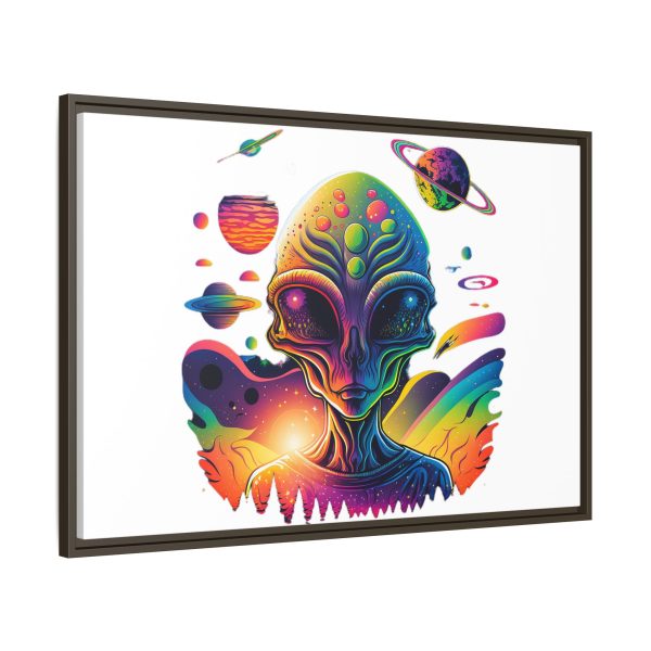 Vibrant Alien Canvas Art Print, Framed Decor for Sci-Fi Lovers, Cosmic Wall Art, Colorful Home Decoration, Unique Gift Idea - Image 114