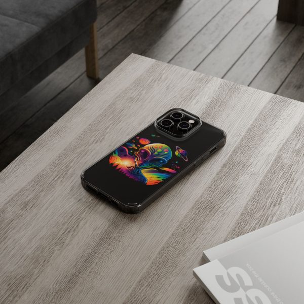 Alien Galaxy Clear Phone Case, Cosmic Phone Cover, Space Lover Gift, Unique Design for iPhone, Galaxy Phone Case - Image 47