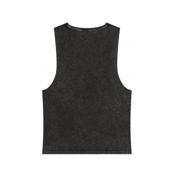 Unisex Stonewash Tank Top - Image 2