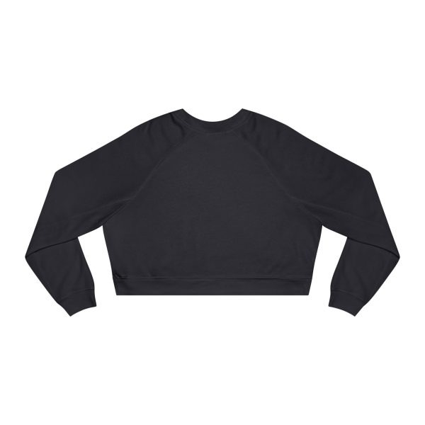 Cosmic Vibes Cropped Fleece Pullover, Women’s Casual Sweatshirt, Trendy Crop Top, Galaxy Print Apparel, Perfect for Festivals and Gifting - Image 14