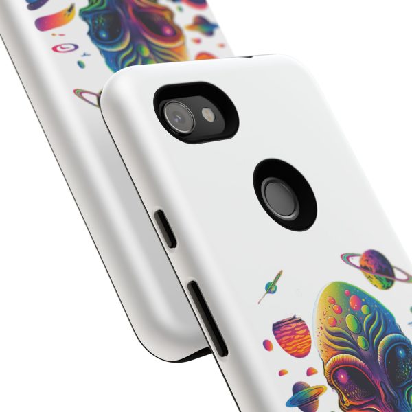 Colorful Alien Phone Case, Galaxy Design, Sci-Fi Accessories, Gifts for Space Lovers, Unique Mobile Cover, Tough Cases - Image 223