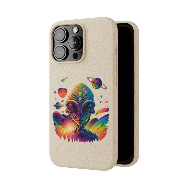 Vibrant Alien Biodegradable Phone Case | Eco-Friendly, Galaxy Inspired, Unique Gift, Trendy Phone Cover, For Space Lovers - Image 78