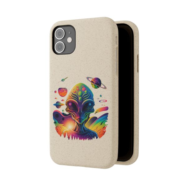 Vibrant Alien Biodegradable Phone Case | Eco-Friendly, Galaxy Inspired, Unique Gift, Trendy Phone Cover, For Space Lovers - Image 62