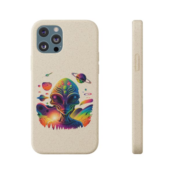 Vibrant Alien Biodegradable Phone Case | Eco-Friendly, Galaxy Inspired, Unique Gift, Trendy Phone Cover, For Space Lovers - Image 37