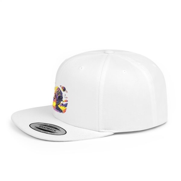 Vibrant Graphic Snapback Hat - Trendy Streetwear Cap for Outdoor Adventures, Casual Fashion, Gift Ideas, Summer Festivals, Everyday Wear - Image 3