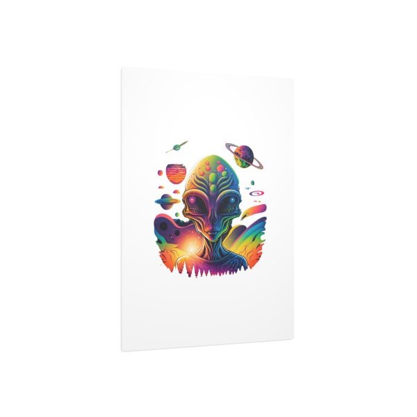 Vibrant Alien Foam Board Art Print, Space Decor, Unique Wall Art, Sci-Fi Home Decor, Gifts for Alien Lovers, Cosmic Alien Poster - Image 54