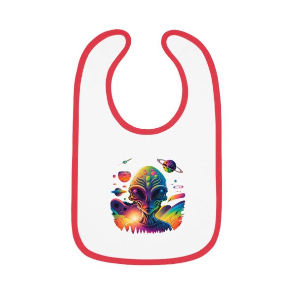 Baby Contrast Trim Jersey Bib - Image 10