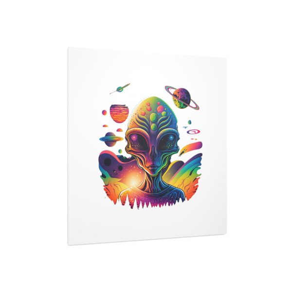 Vibrant Alien Foam Board Art Print, Space Decor, Unique Wall Art, Sci-Fi Home Decor, Gifts for Alien Lovers, Cosmic Alien Poster - Image 74