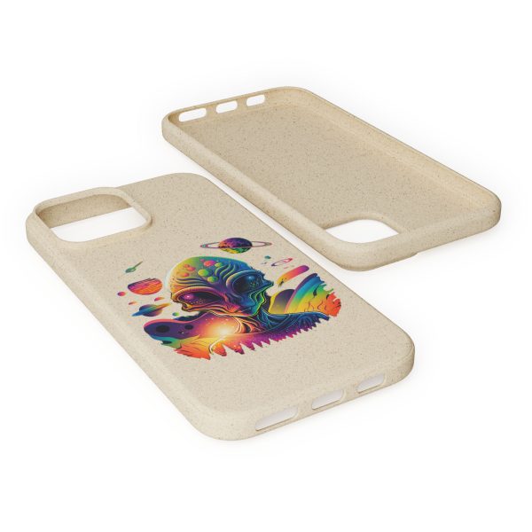 Vibrant Alien Biodegradable Phone Case | Eco-Friendly, Galaxy Inspired, Unique Gift, Trendy Phone Cover, For Space Lovers - Image 84