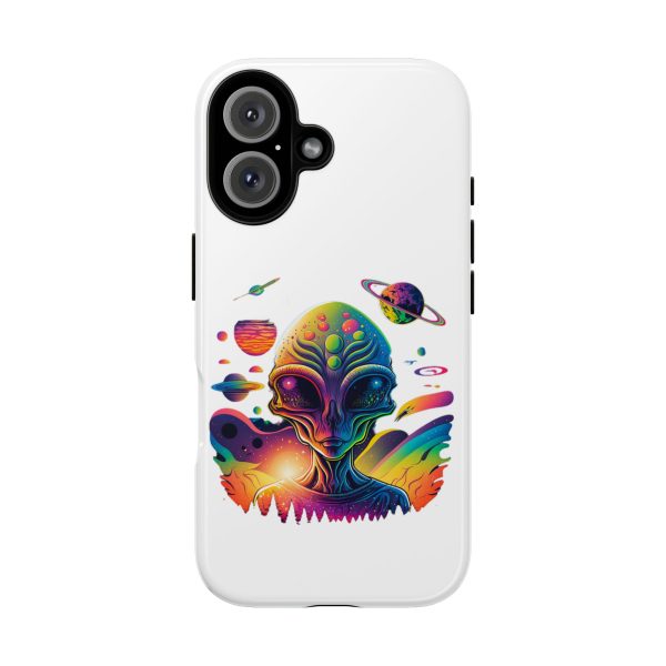 Colorful Alien Phone Case, Galaxy Design, Sci-Fi Accessories, Gifts for Space Lovers, Unique Mobile Cover, Tough Cases - Image 139