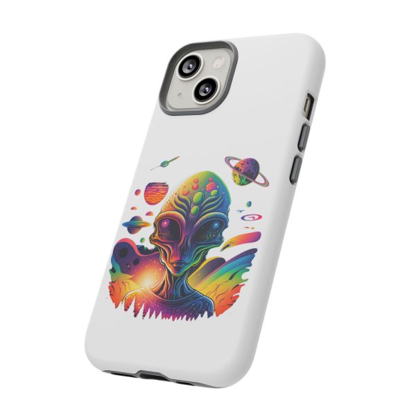 Colorful Alien Phone Case, Galaxy Design, Sci-Fi Accessories, Gifts for Space Lovers, Unique Mobile Cover, Tough Cases - Image 56