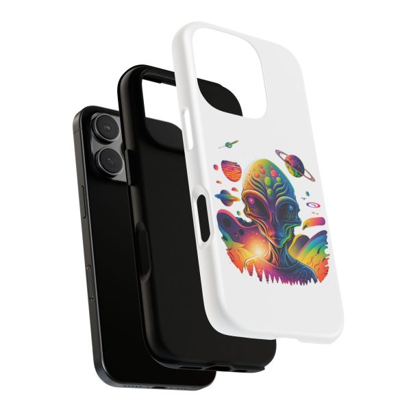 Colorful Alien Phone Case, Galaxy Design, Sci-Fi Accessories, Gifts for Space Lovers, Unique Mobile Cover, Tough Cases - Image 161
