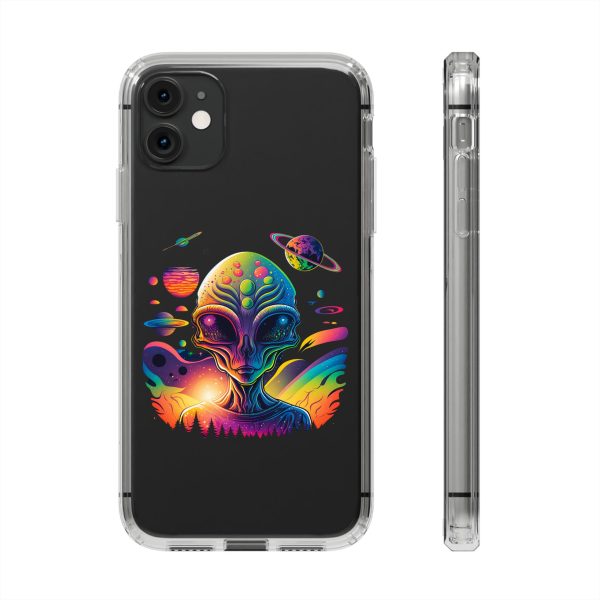 Alien Galaxy Clear Phone Case, Cosmic Phone Cover, Space Lover Gift, Unique Design for iPhone, Galaxy Phone Case - Image 25
