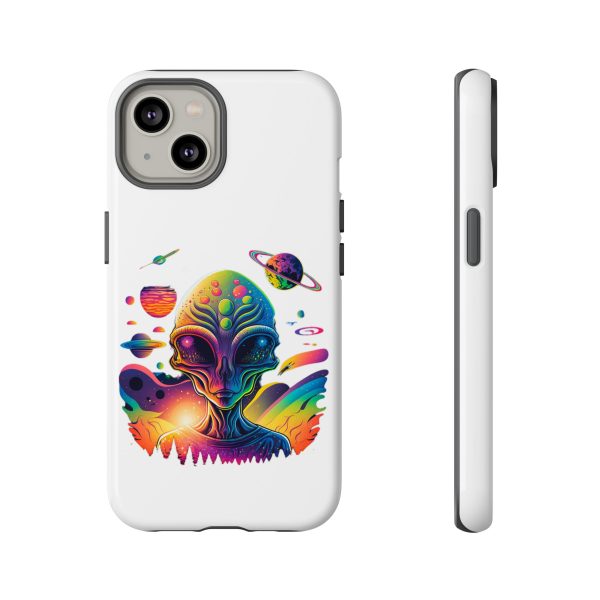 Colorful Alien Phone Case, Galaxy Design, Sci-Fi Accessories, Gifts for Space Lovers, Unique Mobile Cover, Tough Cases - Image 51