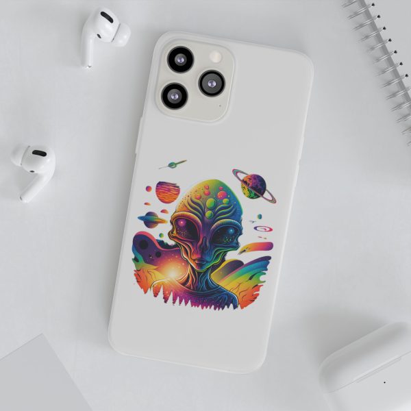Colorful Alien Galaxy Phone Case, Cosmic Phone Cover, Unique Gift for Space Lovers, Festival Accessory, Astronaut Art Case - Image 145