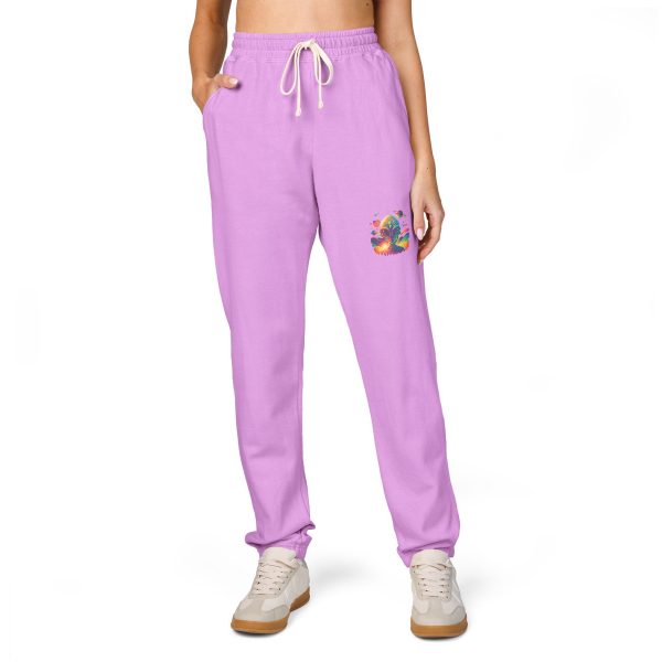Unisex Garment-Dyed Fleece Sweatpants - Image 27