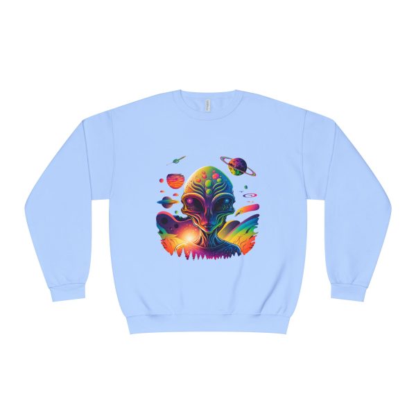 Colorful Alien Space Sweatshirt, Unisex Crewneck Sweatshirt, Perfect for Casual Wear, Gift for Sci-Fi Lovers, Cozy Fall Apparel - Image 37