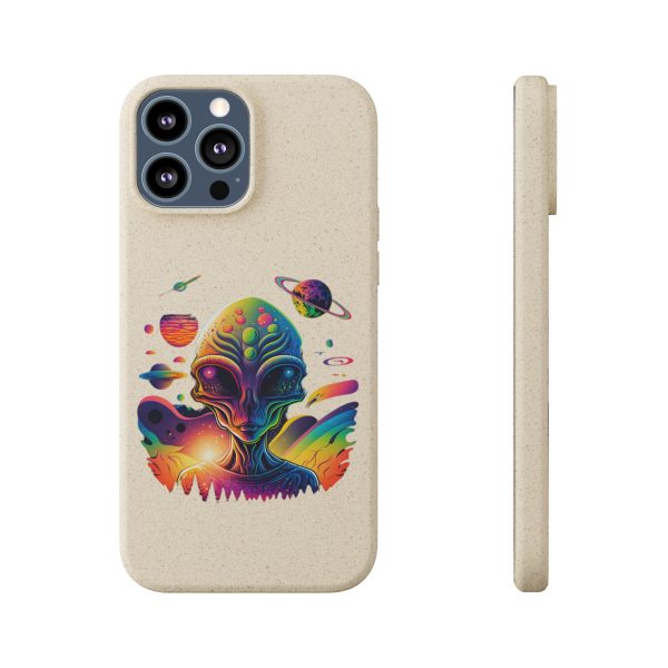 Vibrant Alien Biodegradable Phone Case | Eco-Friendly, Galaxy Inspired, Unique Gift, Trendy Phone Cover, For Space Lovers - Image 81