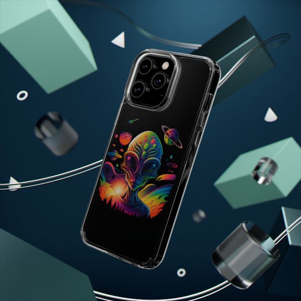 Alien Galaxy Clear Phone Case, Cosmic Phone Cover, Space Lover Gift, Unique Design for iPhone, Galaxy Phone Case - Image 49