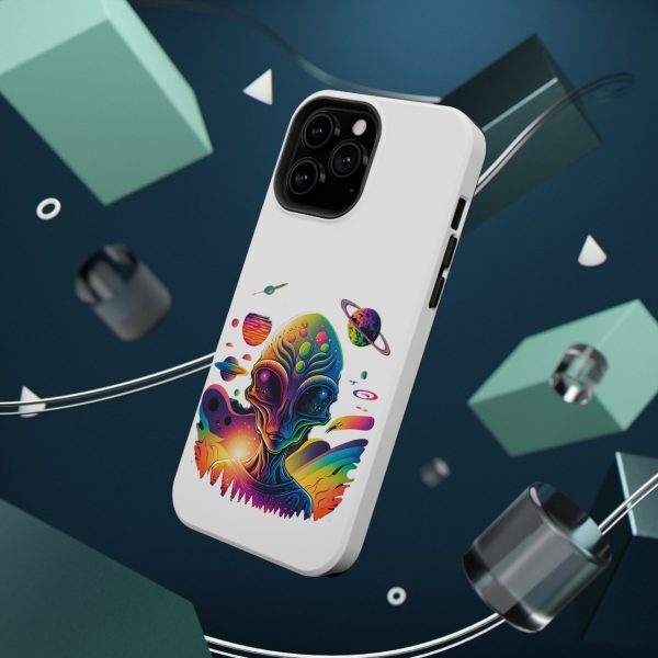 Colorful Alien Phone Case for Protection and Style, Galaxy-Themed Case, Retro Vibe Case, Unique Gift for Sci-Fi Lovers, Planet Design Case - Image 20