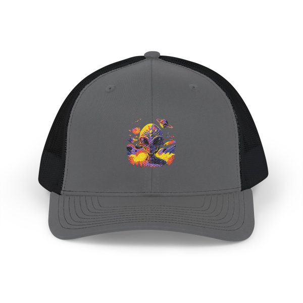 Vibrant Embroidered Snapback Trucker Cap, Unisex Hat for Festivals, Casual Wear, Sports Events, Gift for Outdoorsy Friends - Image 17