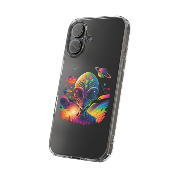 Alien Galaxy Clear Phone Case, Cosmic Phone Cover, Space Lover Gift, Unique Design for iPhone, Galaxy Phone Case - Image 79