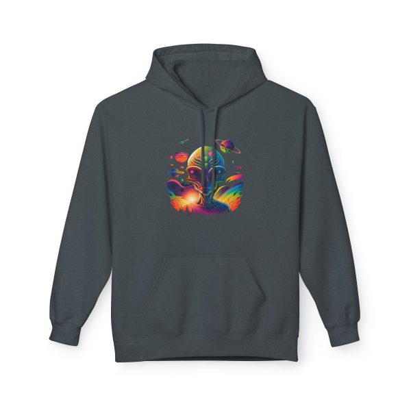 Vibrant Artistic Fleece Hoodie, Cozy Unisex Sweatshirt, Colorful Graphic Hoodie, Trendy Casual Wear, Unique Gift Idea, Streetwear Style - Image 45