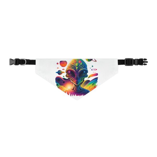 Colorful Alien Pet Bandana, Adjustable Dog Scarf, Galaxy-Themed Pet Accessory, Cute Dog Fashion, Gift for Pet Lovers - Image 6