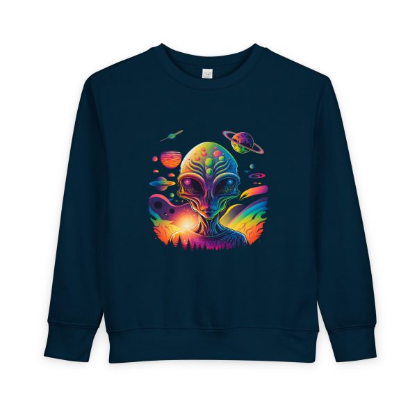 Cosmic Alien Toddler Sweatshirt - Cute Space Theme, Perfect for Birthdays, Gifts, Astronaut Enthusiasts, Baby Shower, Everyday Wear - Image 21