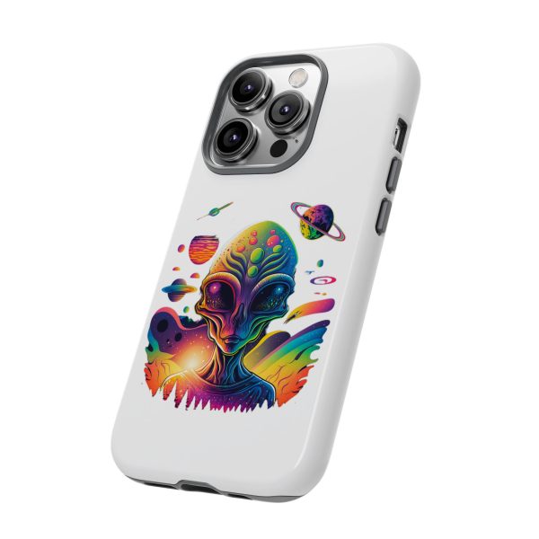 Colorful Alien Phone Case, Galaxy Design, Sci-Fi Accessories, Gifts for Space Lovers, Unique Mobile Cover, Tough Cases - Image 60