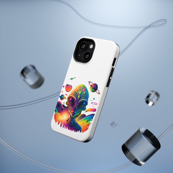 Colorful Alien Phone Case for Protection and Style, Galaxy-Themed Case, Retro Vibe Case, Unique Gift for Sci-Fi Lovers, Planet Design Case - Image 12