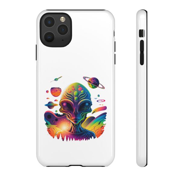 Alien Galaxy Phone Case, Space Themed Tough Case for Teens, Colorful Phone Cover, Gift for Sci-Fi Lovers, Trendy Mobile Accessory - Image 17