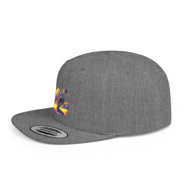 Vibrant Graphic Snapback Hat - Trendy Streetwear Cap for Outdoor Adventures, Casual Fashion, Gift Ideas, Summer Festivals, Everyday Wear - Image 9