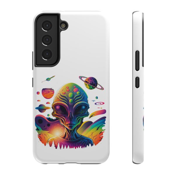 Colorful Alien Phone Case for Protection and Style, Galaxy-Themed Case, Retro Vibe Case, Unique Gift for Sci-Fi Lovers, Planet Design Case - Image 47
