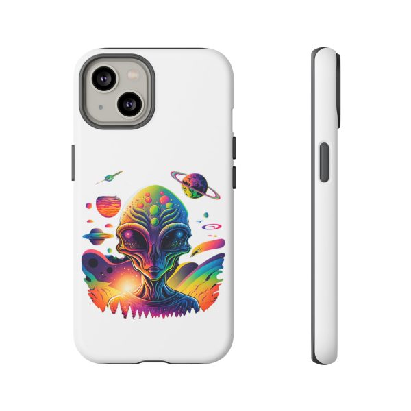 Colorful Alien Phone Case, Galaxy Design, Sci-Fi Accessories, Gifts for Space Lovers, Unique Mobile Cover, Tough Cases - Image 55