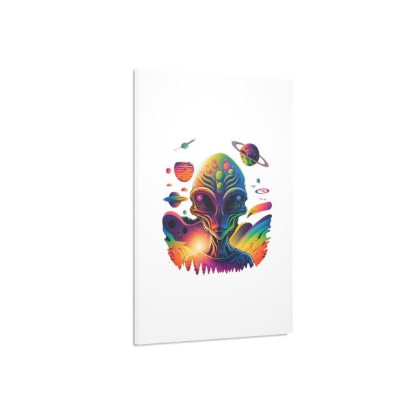 Vibrant Alien Foam Board Art Print, Space Decor, Unique Wall Art, Sci-Fi Home Decor, Gifts for Alien Lovers, Cosmic Alien Poster - Image 34