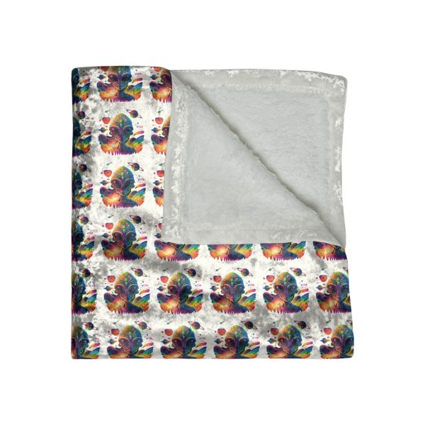Crushed Velvet Blanket - Image 3
