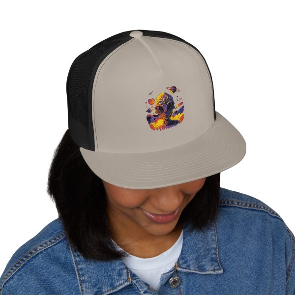 Vibrant Embroidered Trucker Cap, Colorful Hat for Festivals, Outdoor Events, Casual Wear, Unique Gift, Summer Accessory - Image 43