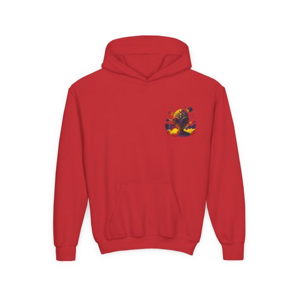 Youth Heavy Blend Hooded Sweatshirt with Colorful Graphic - Image 45