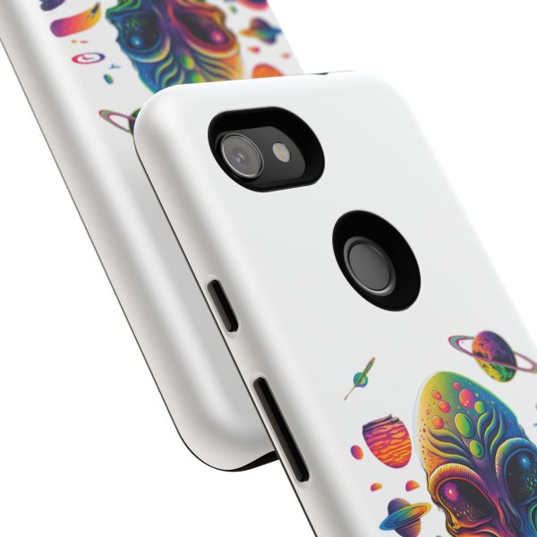 Colorful Alien Phone Case, Galaxy Design, Sci-Fi Accessories, Gifts for Space Lovers, Unique Mobile Cover, Tough Cases - Image 217