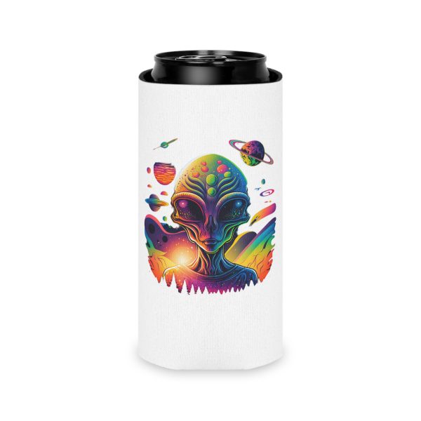 Colorful Alien Can Cooler, Cosmic Drink Holder, Party Accessory, Outdoor Fun, Unique Gift for Space Lovers, Summer BBQ Essential - Image 7